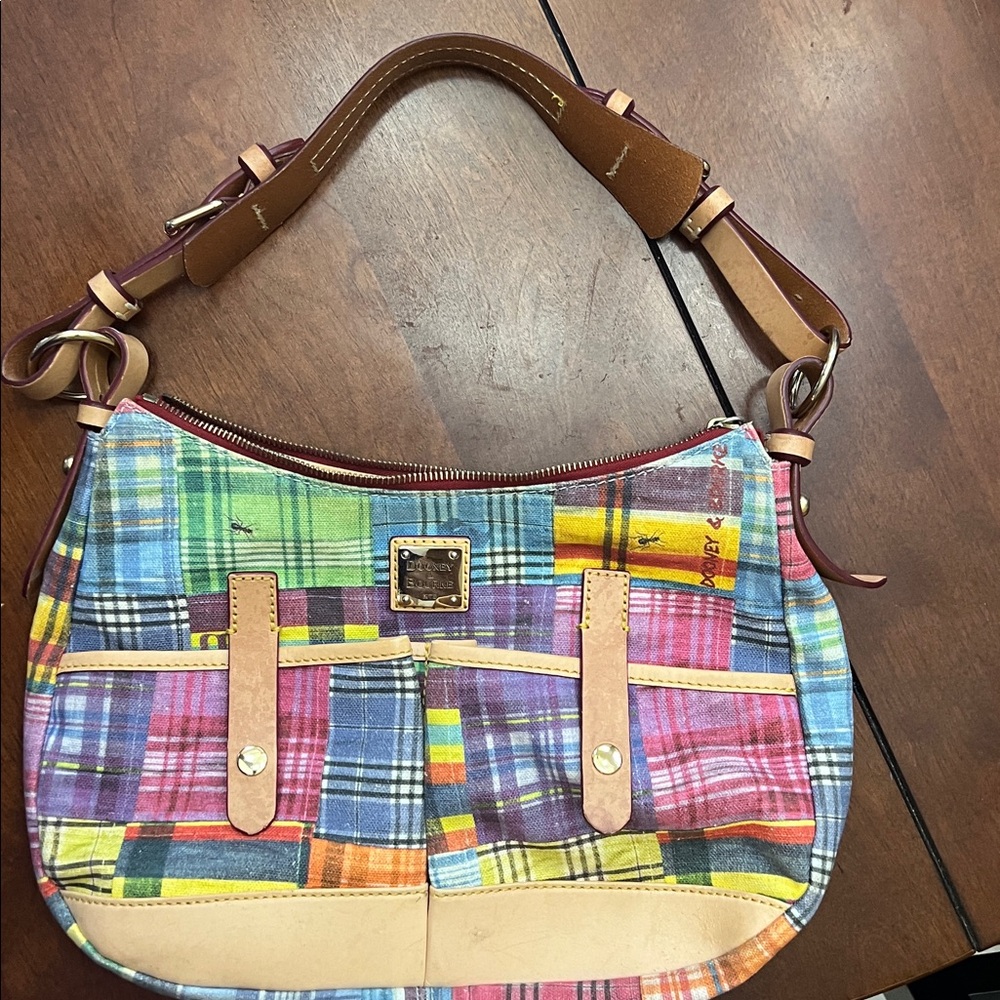 Dooney & Bourke Multicolor Plaid Crossbody Bag